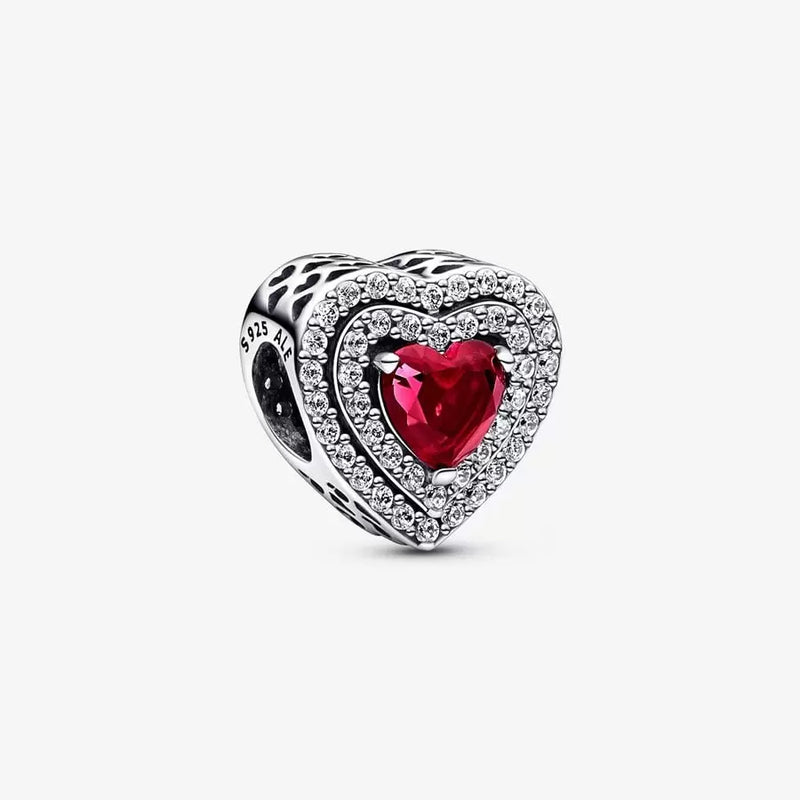 Pandora Sparkling Levelled Heart Charm