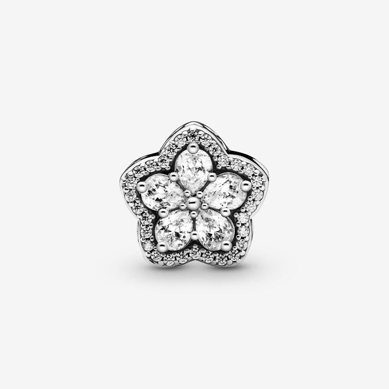 Pandora Sparkling Silver Snowflake Pave Charm