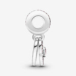 Pandora Mum Heart Sterling Silver Dangle & Pink Cz