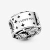 Pandora Star Wars Han Solo & Leia Kiss Charm