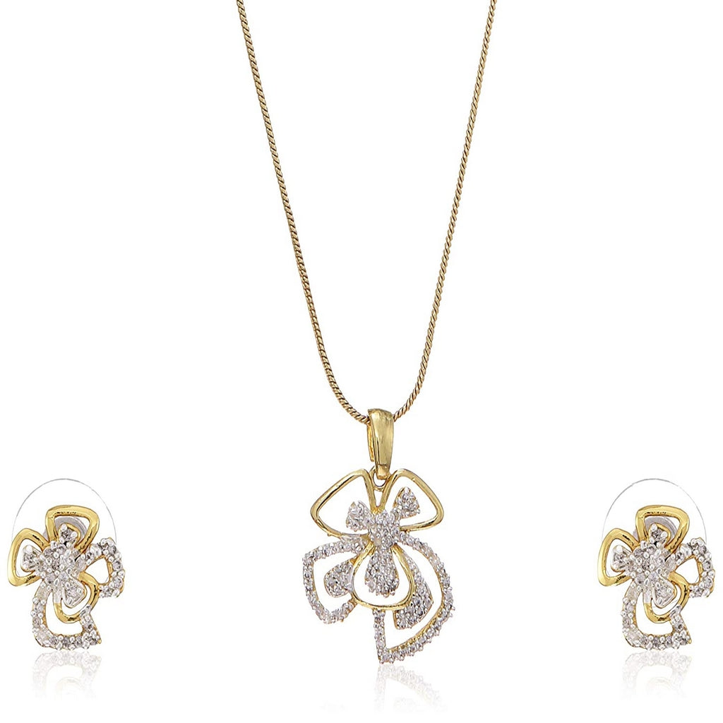 Estele Pendants : Buy Estele Valentine Gift - Gold Plated Intital