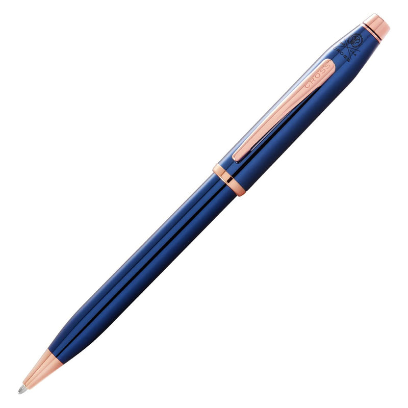 Cross Century II Translucent Cobalt Blue Lacquer Ballpoint Pen