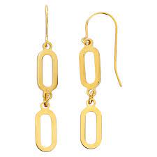 W&D 9ct & Silver Bonded Earring