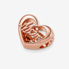 Mom Heart 14k Rose Gold-Plated Charm