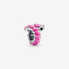 Pandora Caterpillar STG Black Cryst Charm