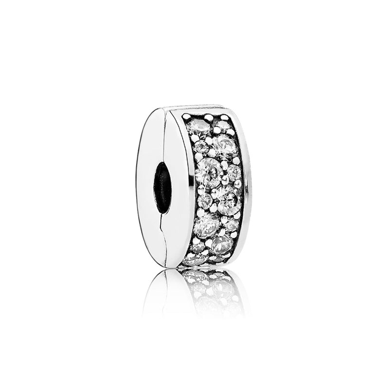 Pandora Clear PavÃƒÂ© Clip Charm