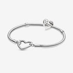 Moments Heart Bracelet & Lucky To Have You Charm Gift Set