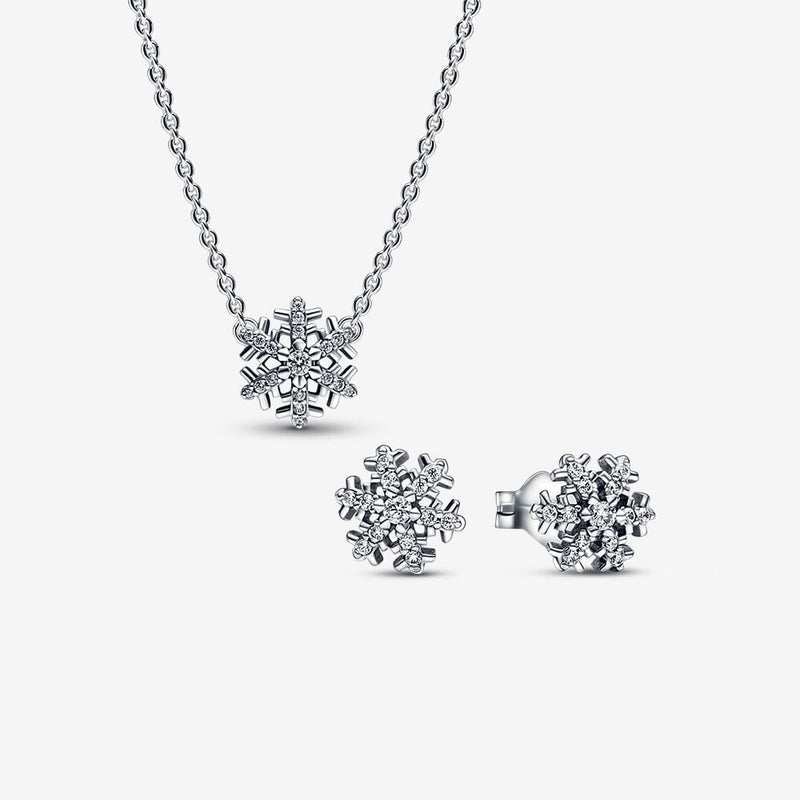 Pandora Sparkling Snowflake Jewellery Gift Set