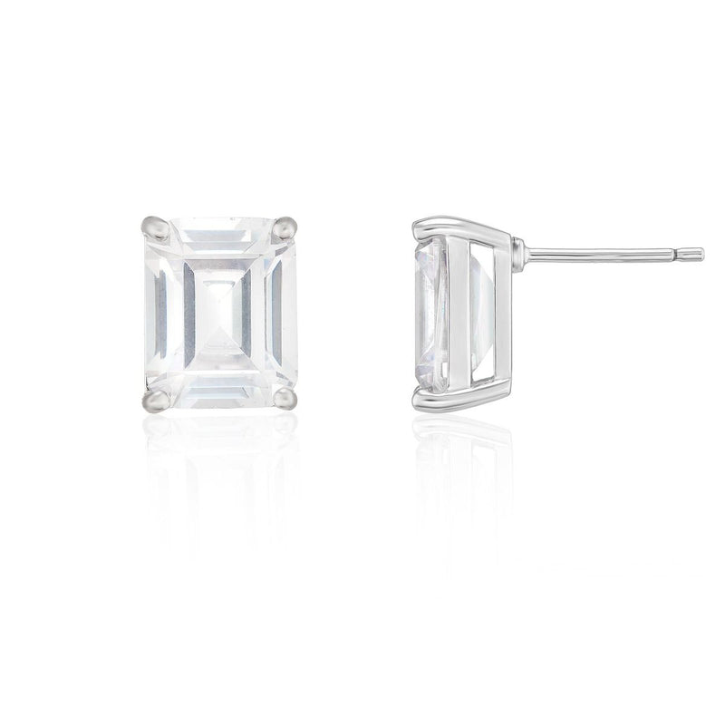 Buckley Baguette Solitaire Earrings