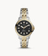 Fossil FB-01 Three-Hand Date Two-Tone Stainless Steel Watch