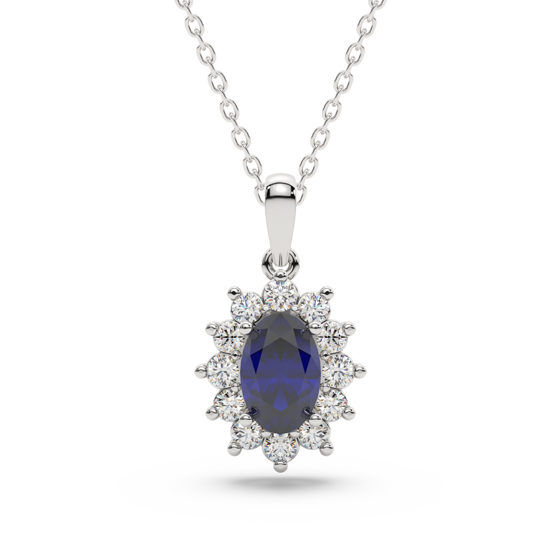 Nirvana 9ct WG 0.24ct Pendant