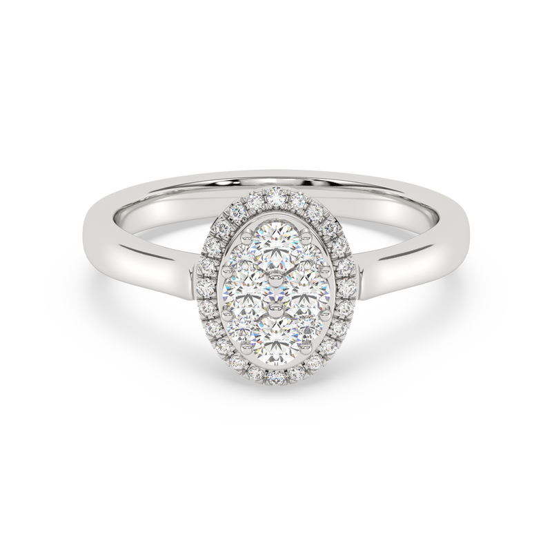 Nirvana 9ct WG 0.50ct Diamond Ring