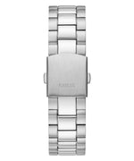 Guess Silver-Tone Analog Day Date Watch
