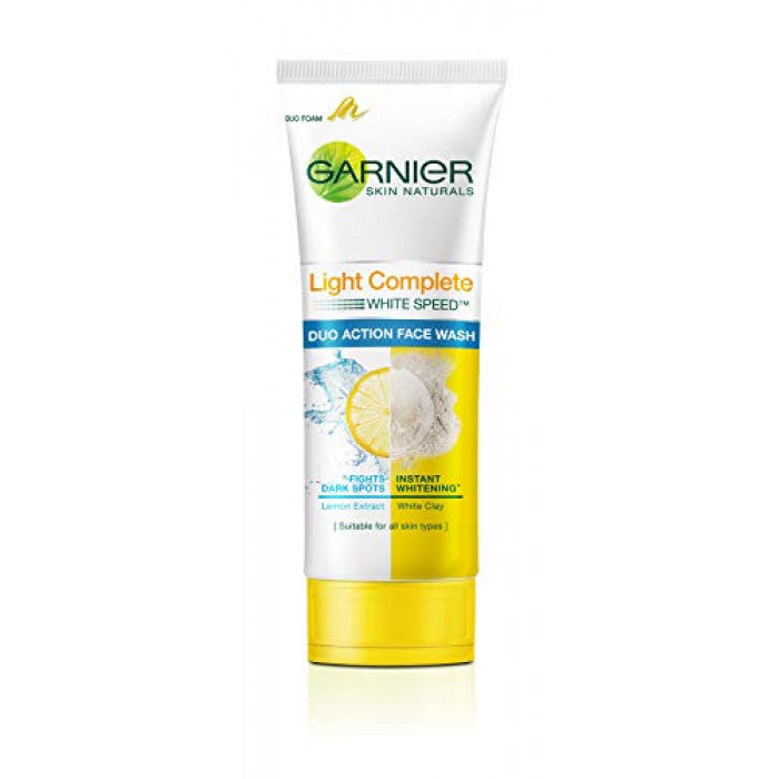 Garnier Light Complete Duo Action Face Wash 100g