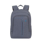 Rivacase  7560 Grey Laptop Canvas Backpack 15.6"