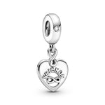 Pandora Friends Forever Heart Dangle Charm