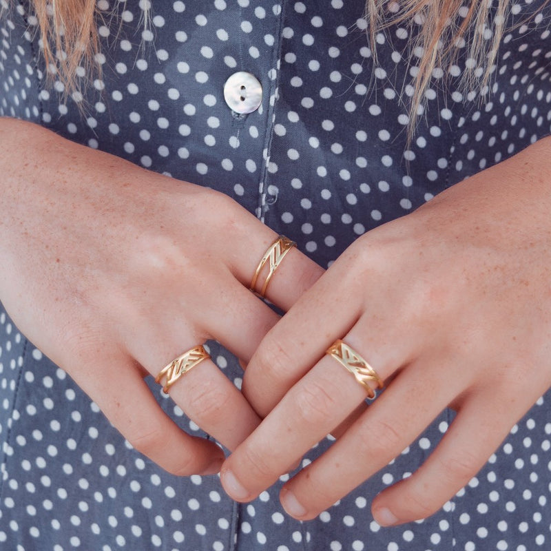 Fonu Laca Ring, Gold