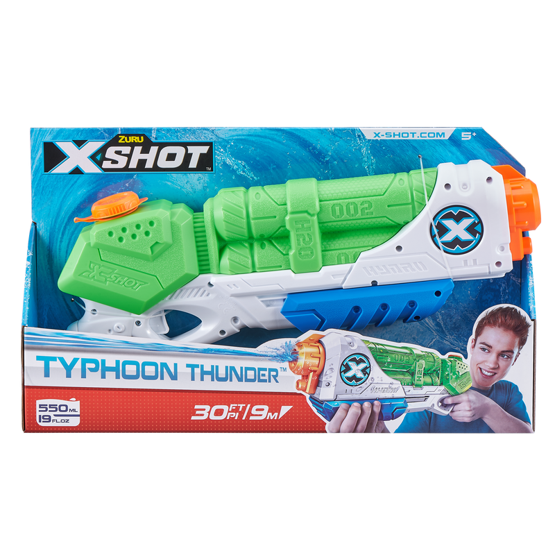 WT X-Shot Water Warfare Water Blaster Medium Typhoon Thunder