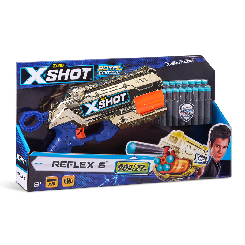 WT X-Shot Excel Reflex 6 Golden (16Darts)