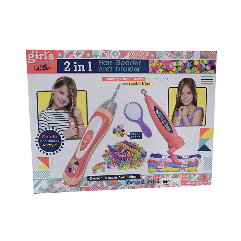 Girls Creator - 2in1 Double The Fun Braiding Kit