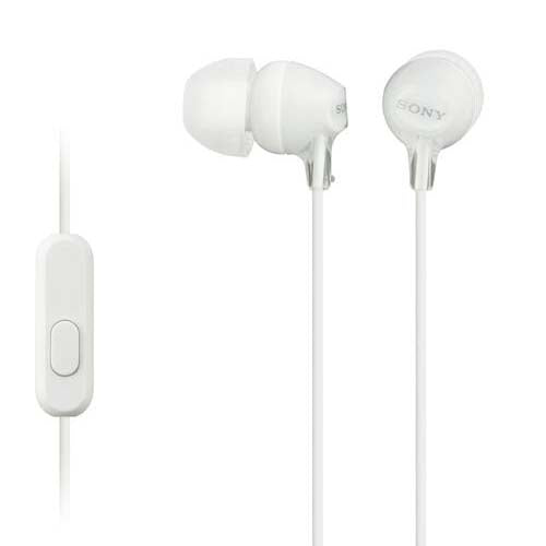 Sony Ear Phones Mdr-Ex15Ap/White