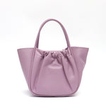 Vera May Milla Genuine Leather Violet Handbag