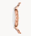 MK Pyper Quartz Crystal Rose Gold Dial Ladies Watch