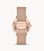 MK Pyper Quartz Crystal Rose Gold Dial Ladies Watch