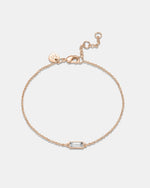 Mestige CZ RG Maisie Baguette Bracelet