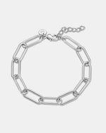 Mestige STG Plated Maeve Paperclip Bracelet