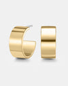 Mestige 18K Gold Plated Wren Hoop Earrings
