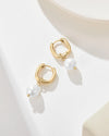 Mestige 18K Gold Plated Kai Pearl Earrings