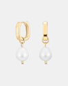 Mestige 18K Gold Plated Kai Pearl Earrings