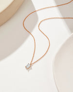 Mestige CZ RG Halsey Baguette Necklace