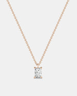 Mestige CZ RG Halsey Baguette Necklace