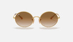 Rayban Oval Arista W/ Clear Gradient Brown - Mt