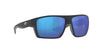 Costa Bloke 124 Matte Black Matte Gr W/ Blue Mirror 580G