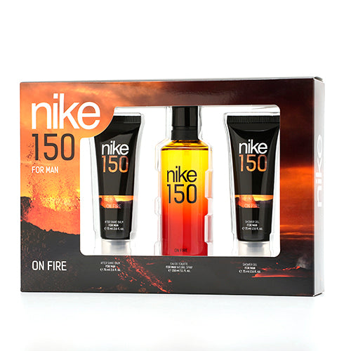 Nike On Fire EDT 150ml + Shower Gel 75ml + Aftershave 75ml