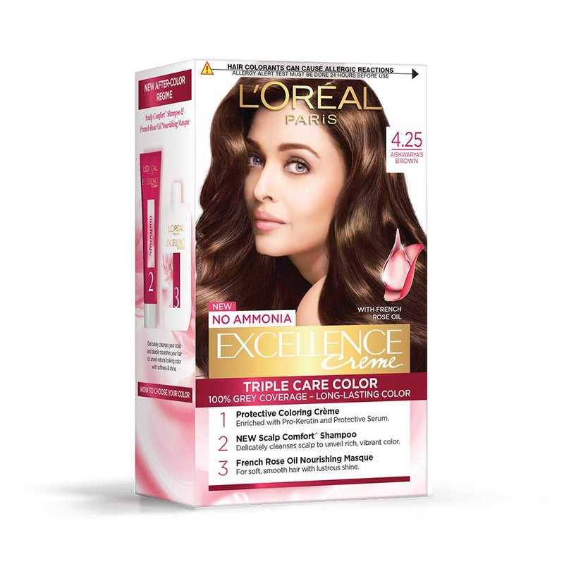 Loreal Excellence Cream Shade No.4.25 Ayshwaria Brown