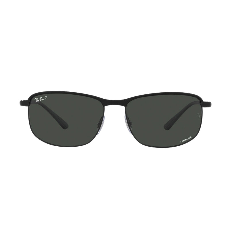 Rayban Black On Black W/Polar Dark Grey - Mt