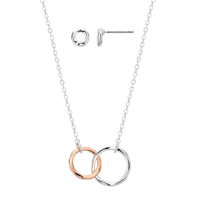 Buckley Entwined Rings Necklace & Earrings Set