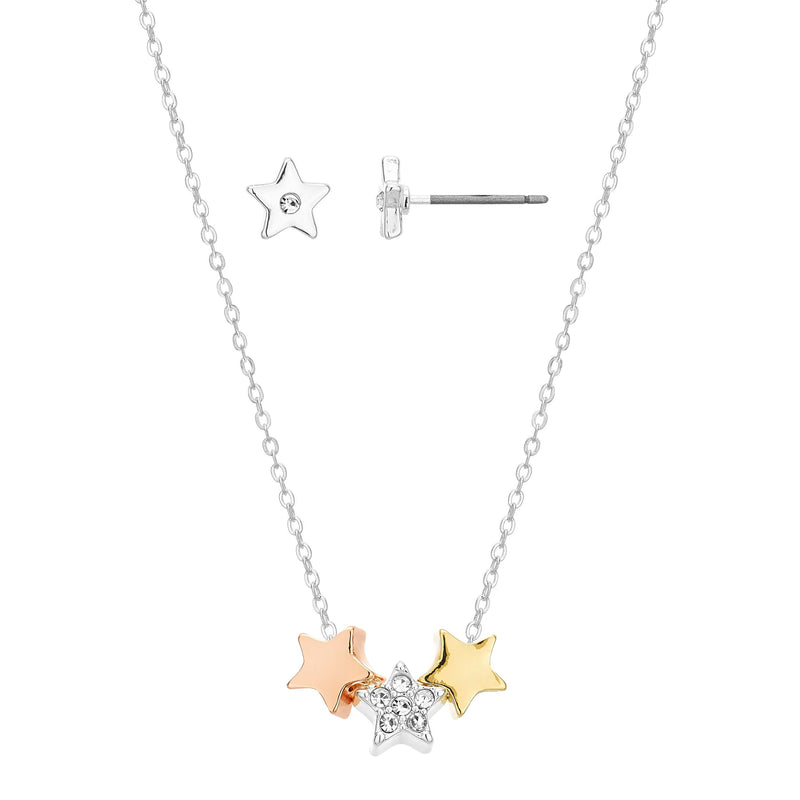 Buckley Starburst Pendant & Earring Set