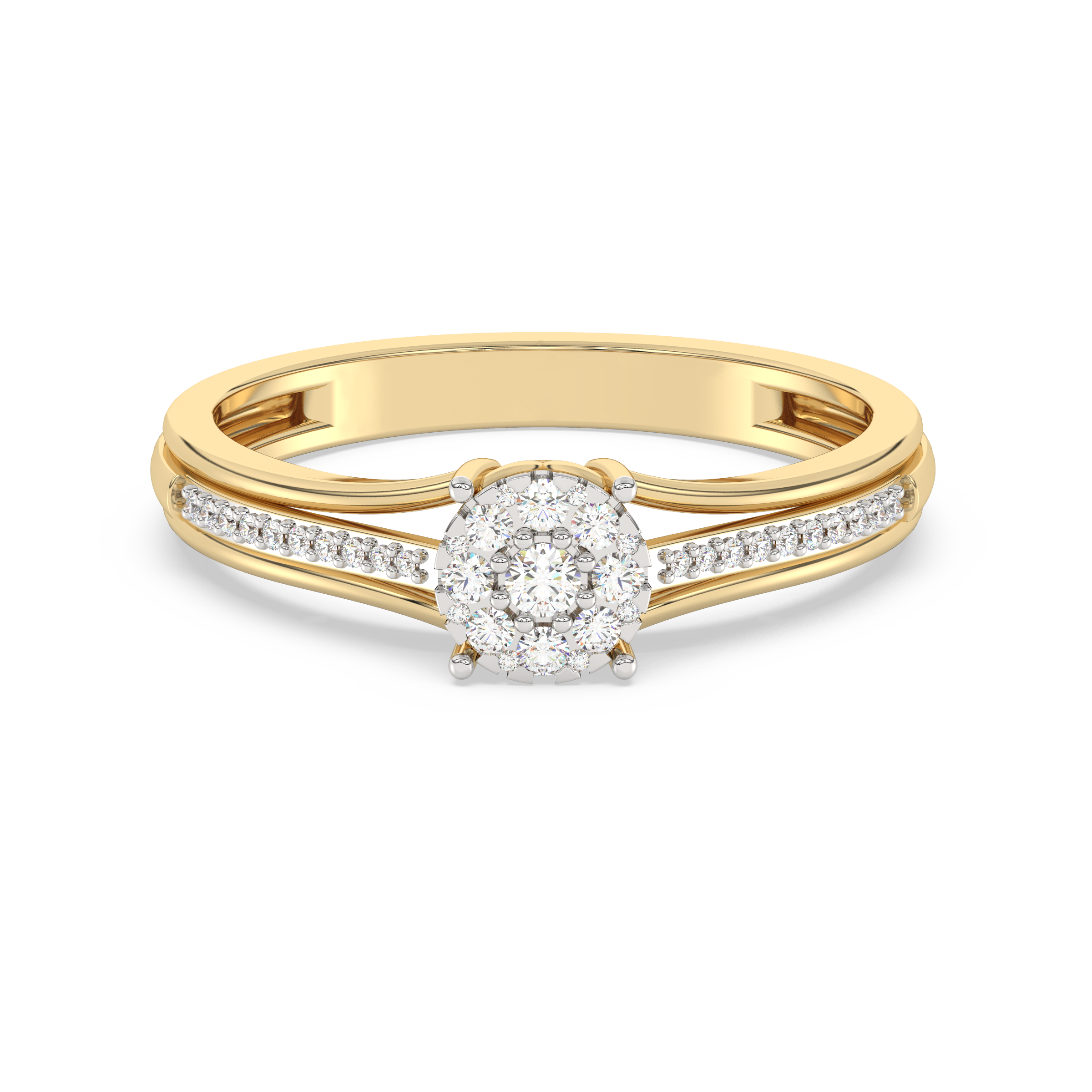Nirvana 9ct YG Diamond Ring – Prouds Fiji - Main Image