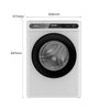 CHiQ Washing Machine 8.5KG Front Load White